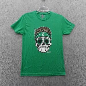 NFL Jets Zach Wilson Sugar‎ Skull Graphic TShirt Mens Small BreakingT NWT